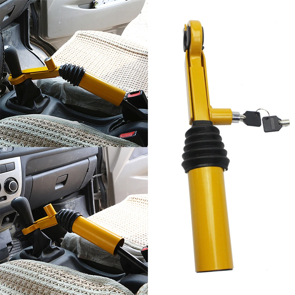 Universal Car Handbrake Shift Lock Stainless Steel Antitheft Strong