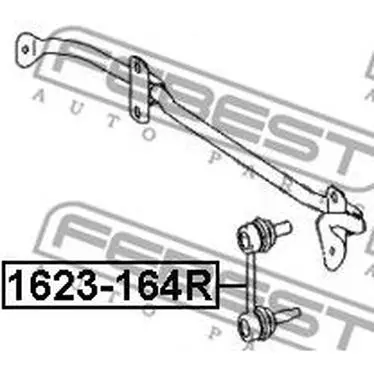 Тяга стабилизатора заднего MB W164/W251 05 FEBEST 1623-164R