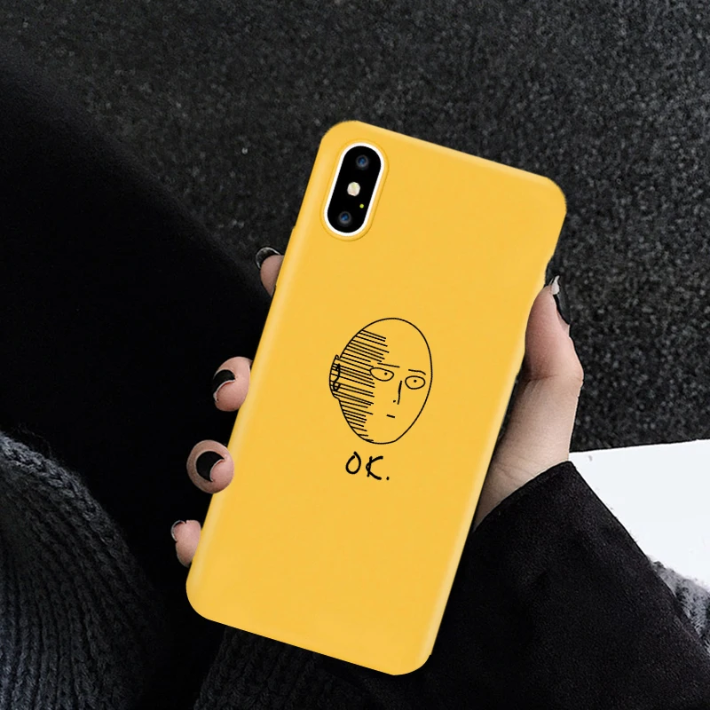 GYKZ Мультфильм Аниме One Punch Man чехол для iPhone 6 6s 11 Pro XS MAX X XR 8 7 Plus Мягкий силиконовый