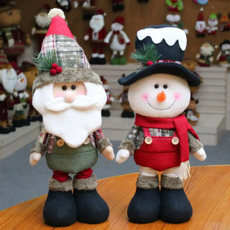 

Christmas Decorations Sitting Christmas Sitting Doll With Retractable Rod For Table Ornament