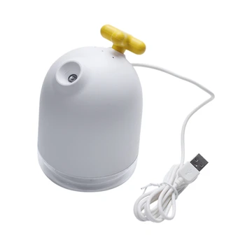 

220Ml Air Humidifier Creative X Switch Timer Ultrasonic USB Aroma Essential Oil Diffuser Mist Maker Car Fogger with LED Light Ye