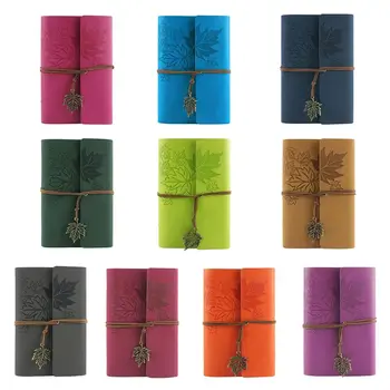 

Leather Writing Journal Notebook, Classic Spiral Bound Notebook Refillable Diary Gifts with Travel Journals l29k