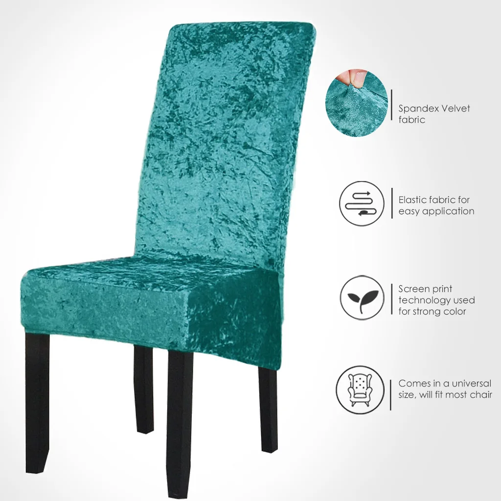 Elastic Covers Velvet Dining Chairs Covers Dining Room Chairs Chair