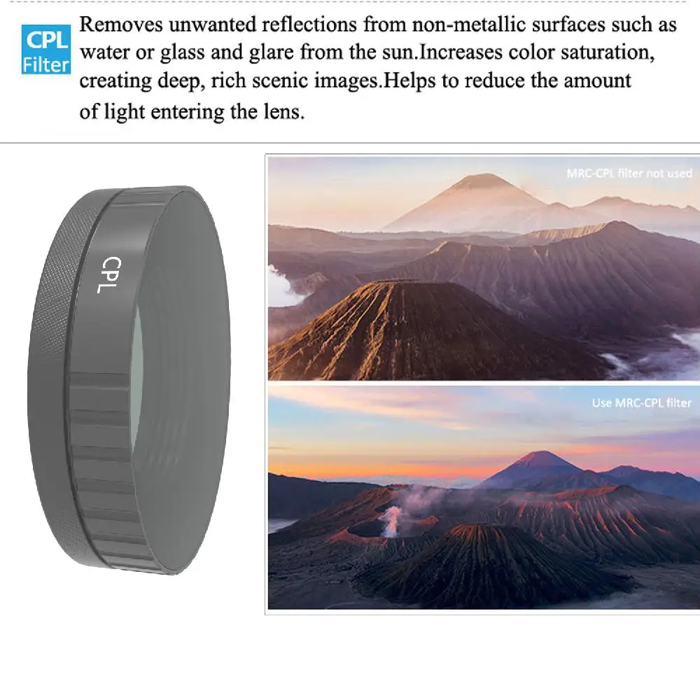 MeterMall Камера фильтр объектива набор оптическое видение Стекло CPL ND4-PL ND8-PL ND16-PL ND32-PL для DJI Osmo аксессуары для экшн-камеры