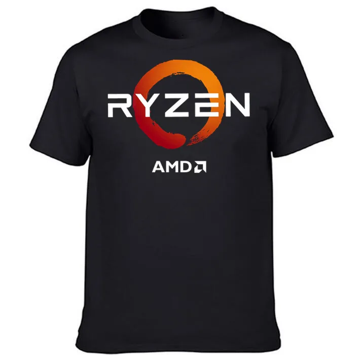 ПК CP ЦП uпроцессор AMD RYZEN футболка гейк программатор тройники компьютер дзен