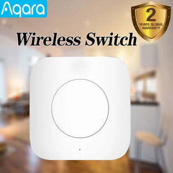 

Aqara Smart Wireless Switch Key Not Built In Gyro Remote Control ZigBee Wireless Wifi Connection Aqara Switch For Xiaomi mijia