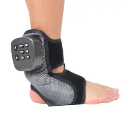Foot Ankle Massager With Air Pockets Vibration Heating Acupuncture Points Pain Relief Massage Therapy for Heels Toes and Ankles