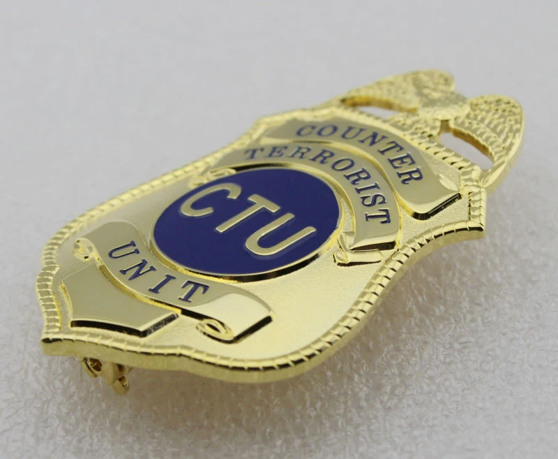 Классический CTU антитеррористический блок, Реплика Фильма Prop Pin значок