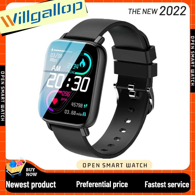 Willgallop GTS Smart Watch Men Smartwatch Sport Fitness Wristband Heart Rate Monitoring Waterproof for Huawei Apple Xiaomi | Электроника
