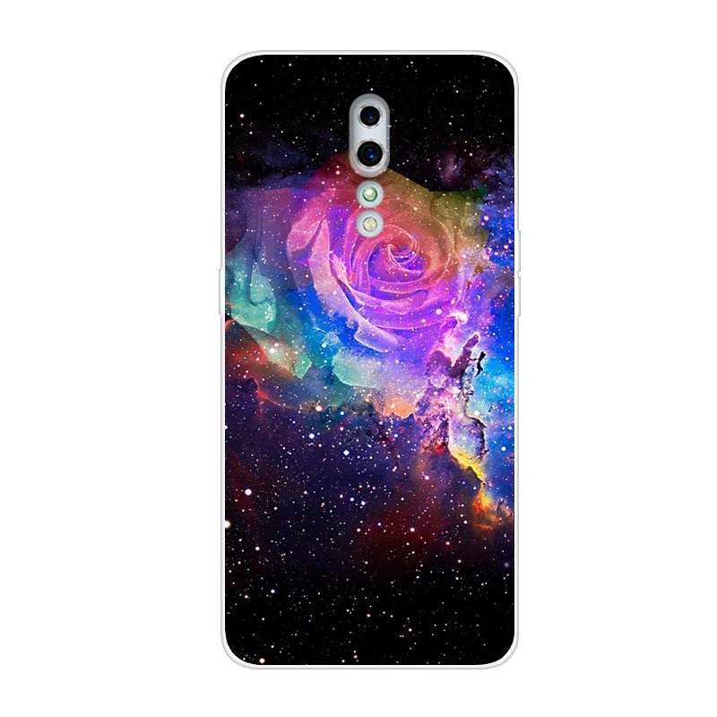 6," чехол для Oppo Reno Z чехол с цветочным рисунком розы ТПУ мягкий чехол для Oppo Reno Z чехол RenoZ силиконовый чехол-накладка - Цвет: as photo 4