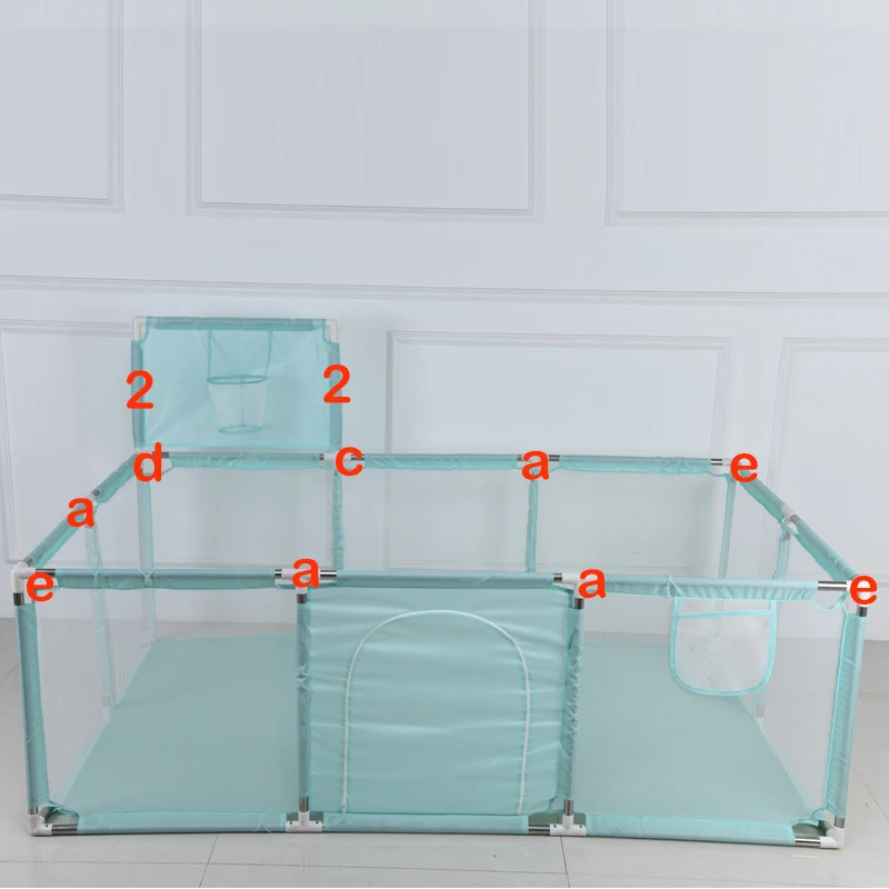 installation detail of new type playpen