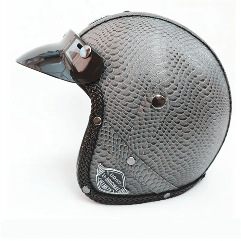 VOSS Motorcycle Helmets Open Face Half 