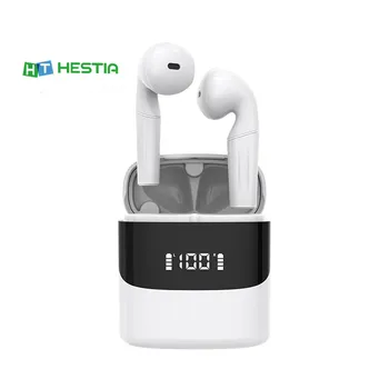 

Portable TWS Wireless Bluetooth 5.0 Earphone 3D Stereo Sound Earbud Headset Led Digital Display Charging Case
