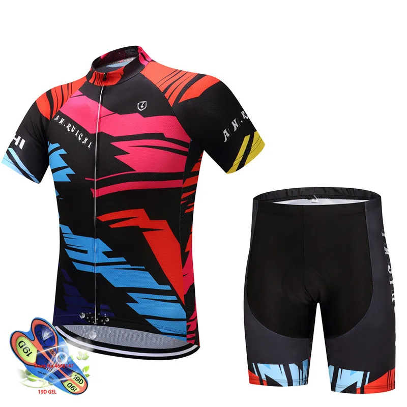 6 Uniforme Ciclismo Pro Team, набор велосипедных Джерси, дышащий, Conjunto Ciclismo Hombre, набор для велоспорта, креативный рисунок черепа, Джерси - Цвет: 6