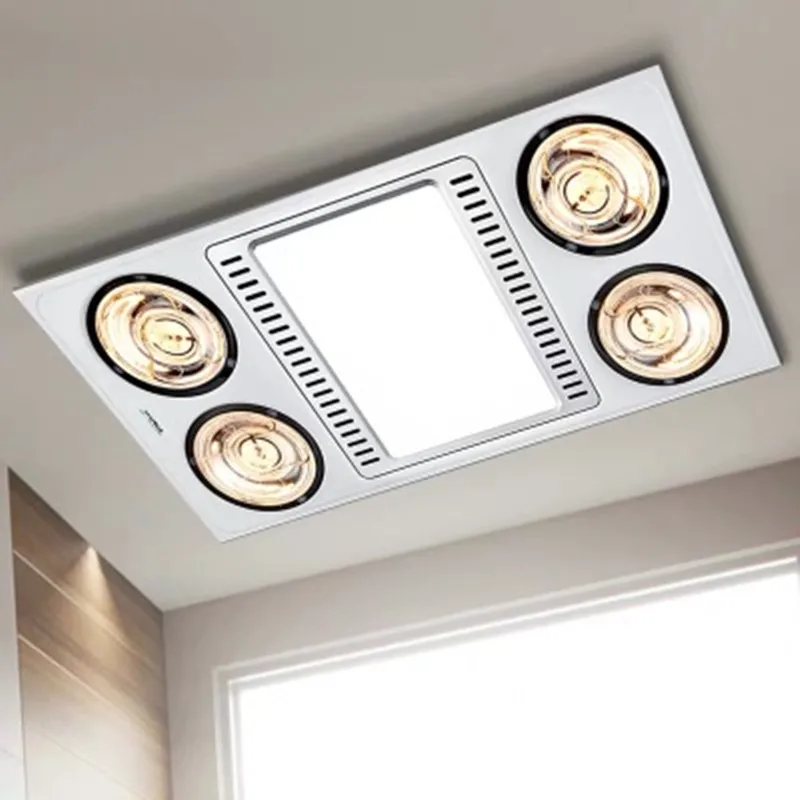 Ikvvt Yuba Lamp Exhaust Fan Lighting Integrated Ceiling Household Light  Bulb Bathroom Toilet Heater Bathroom Wall Lamp - Wall Lamps - AliExpress