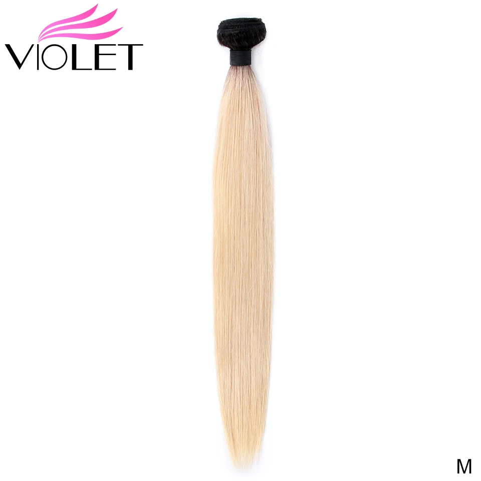 Violet T1b 613 Blonde Bundle Medium Ratio 8 26 Inch Peruvian Non