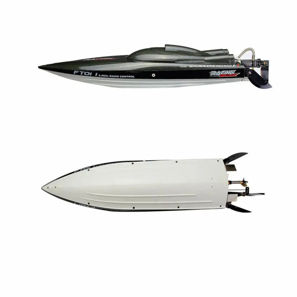 Feilun FT011 65cm 2.4G 2CH 55km/h High Speed Racing Boat Ship Speedboat with Water Cooling System Flipped Brushless Motor Model