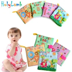 Jouets en tissu doux pour enfants, livre sonore pour bébés garçons et filles, hochet éducatif pour nouveau nés, jouets éducatifs précoces 