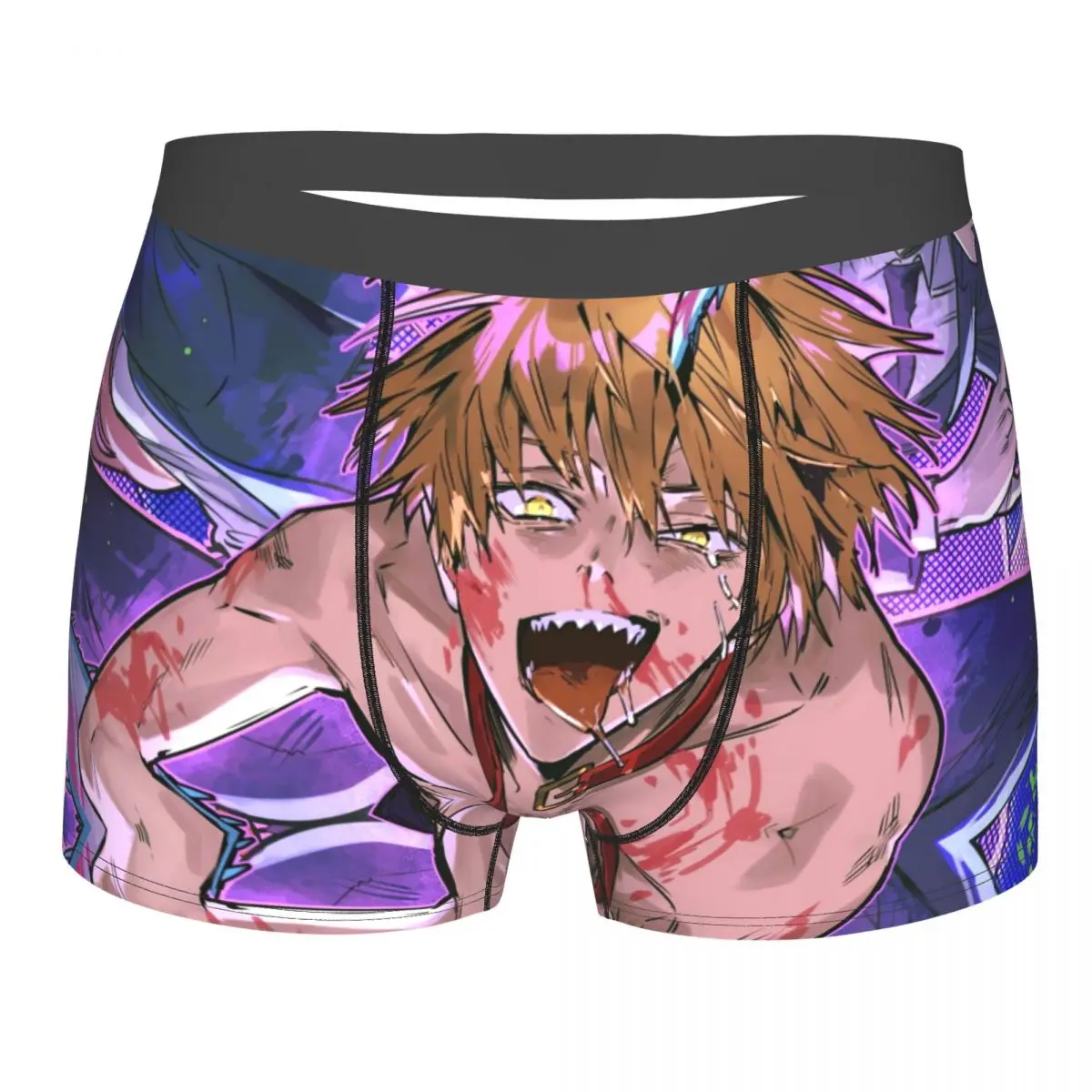 

Anime - Chainsaw Man Underpants Breathbale Panties Male Underwear Print Shorts Boxer Briefs