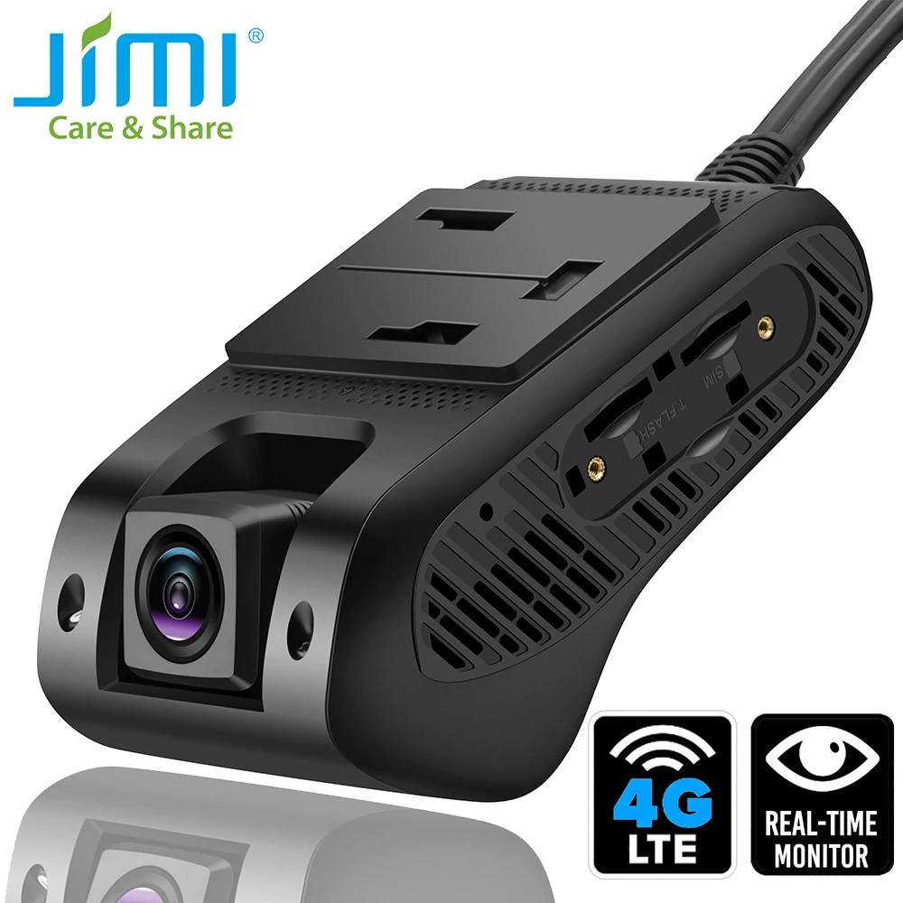 Jimi JC400P 4G Автомобильный видеорегистратор 1080P с потоковым видео GPS отслеживанием
