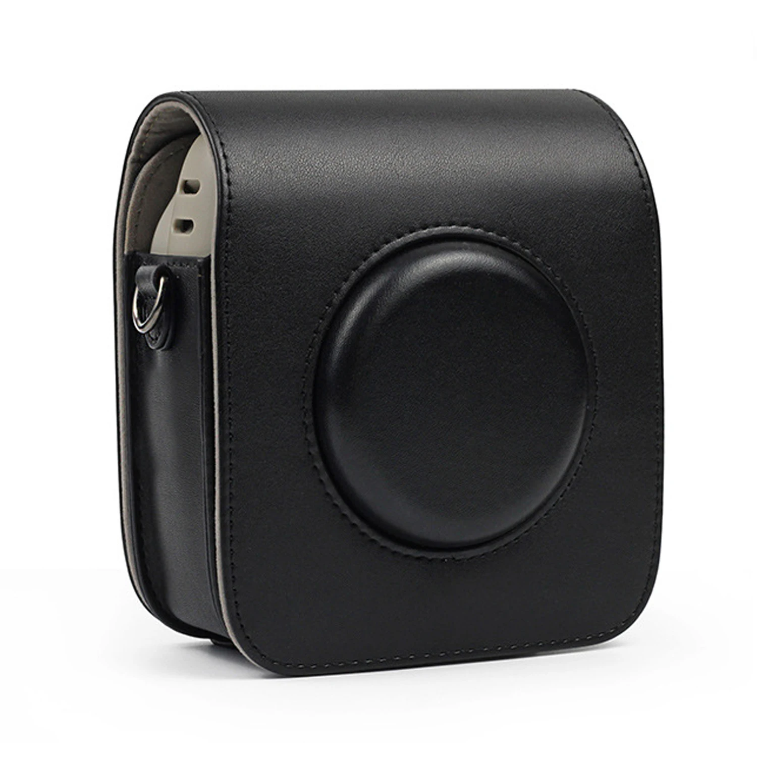Black Besegad PU кожаный чехол для хранения с плечевым ремнем для Fujifilm Instax Square SQ10 SQ20 мгновенная камера сумка - Цвет: Black
