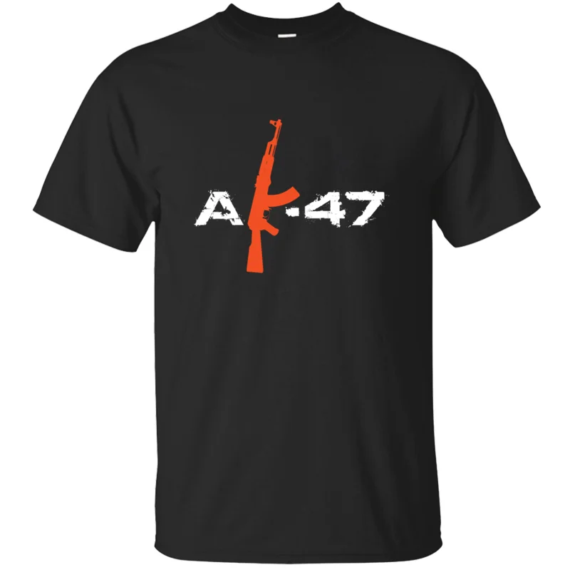 Дизайнерская Супер АК 47 футболка для мужчин унисекс размера плюс 3xl 4xl 5xl Новинка свободная футболка с круглым вырезом наивысшего качества