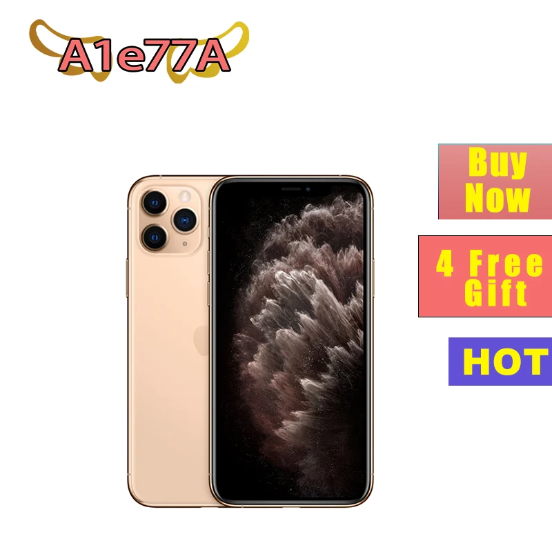 Разблокированный смартфон Apple iPhone 11 Pro 5 8 дюйма Face ID NFC ROM 64 ГБ/256 ГБ A13 шестиядерный