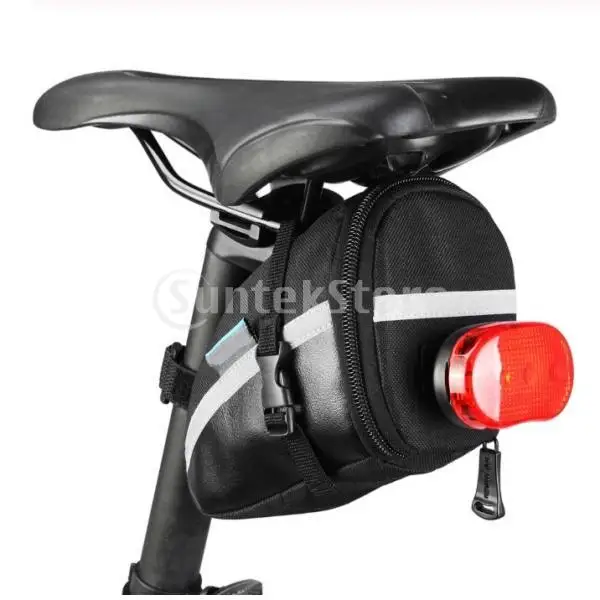 Bike Repair Tool Kits Strap-On Bicycle Saddle Bag Cycling Seat Pack Portable Rear Rack Waterproof Mountain Bicycle Seat Bag tool