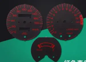 dial red Для CB400 95 96 97 98 Speedo метр Тахометр Speedo измерительные приборы верхняя крышка оболочки мотоцикла аксессуары к спидометру - Цвет: dial red
