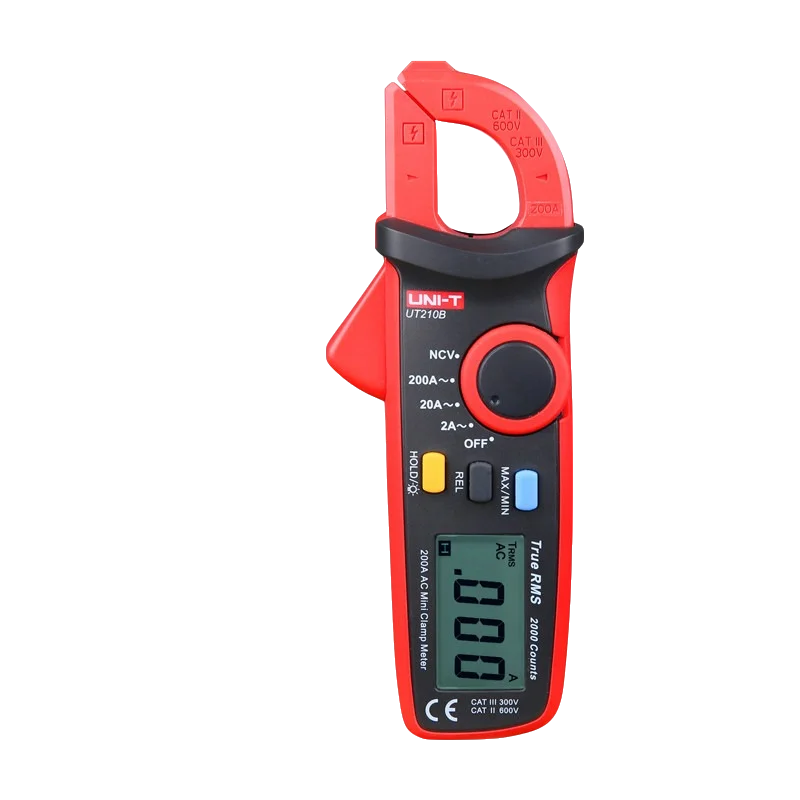 UT210B Uni-t UT210A/UT210B/UT210C/UT210D/UT210E Мини цифровой клещи переменного/постоянного тока Напряжение True RMS Авто Диапазон VFC Емкость - Color: UT210B