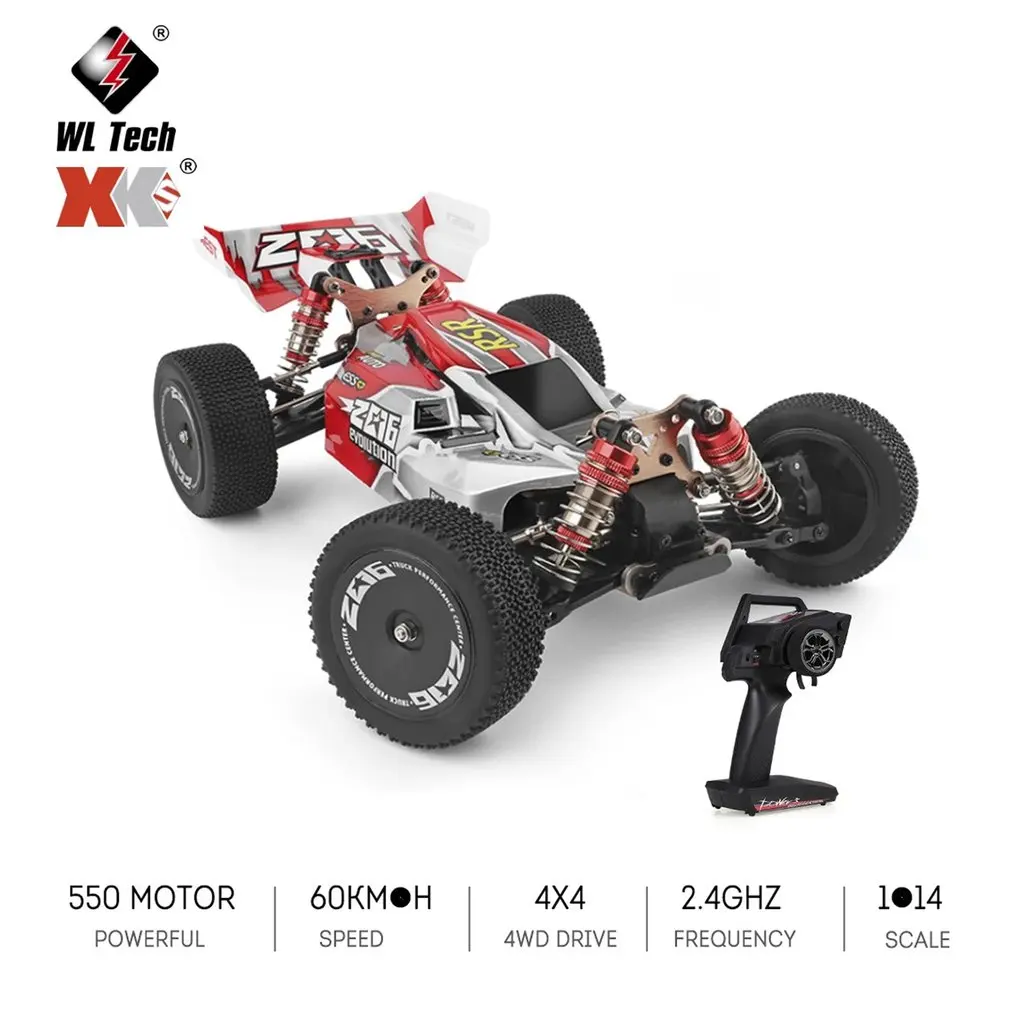Новинка XKS 1/14 Электрический четырехколесный внедорожник высокая скорость RC автомобиль с 550 сильным магнитным мотором детская память