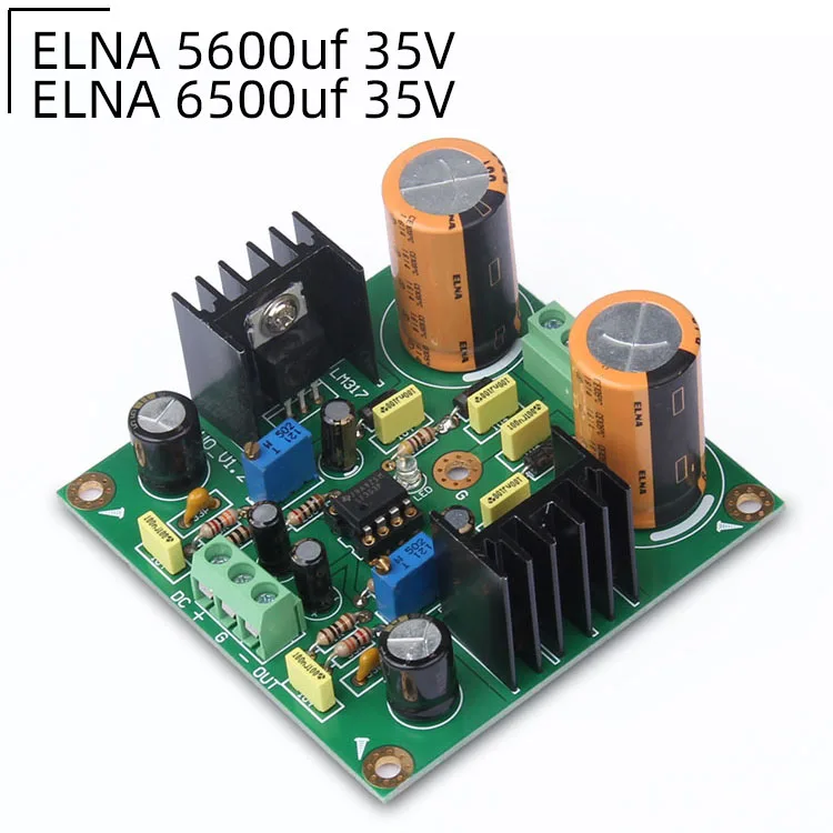 Finished LM317/LM337 LF 353 Servo Rectifier Filter Power Board AC to DC