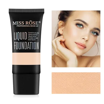 

Matte Face Liquid Foundation 9 Colors Base Makeup Oil Control Concealer Full Coverage Acne Marks Foundation Cream Cosmetic TSLM1