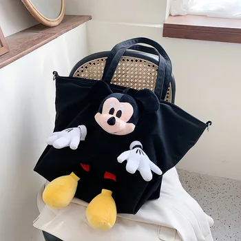 

Ladies Shoulder Bags For Women 2020 New High Quality Canvas Bag Mickey Handbag Large Capacity Shopping Bag Totes Bolsa Feminina