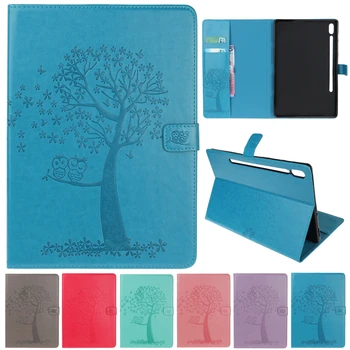 

Cover For Samsung Tab S6 SM-T860 Cartoon Love Owl Leather Case For Samsung Galaxy Tab S6 2019 10.5 inch T860 T865 Cover Cases