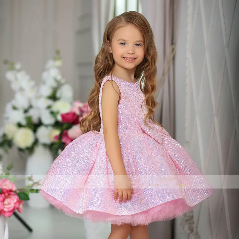 

Baby Girls Summer Clothes Kids Dresses For Girls Knee Length Children Sleeveless Birthday Party Dresses