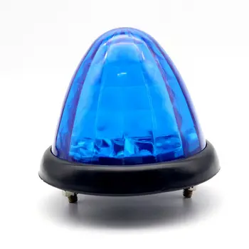 

4pcs Blue Beehive Side Marker Lights Grommet 16-LED Cab Sleeper Light Trailer 12V Accessori Auto Round Beehive LED Lights