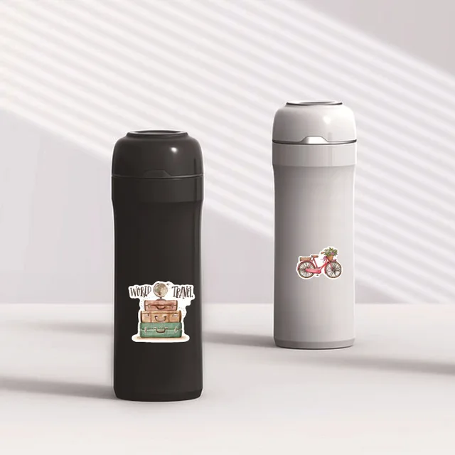 50PCS Travel World Stickers For Waterproof Decal Laptop Motorcycle Luggage Snowboard Fridge Phone Car Sticker 2