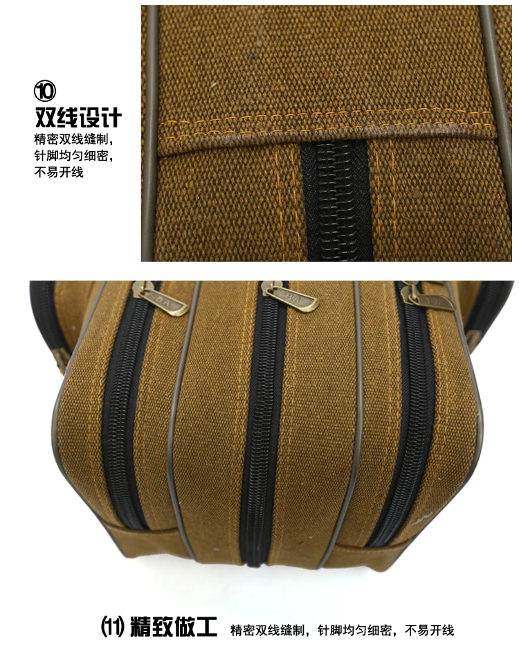 Four Layer Three Layer Bag 80cm90cm1. 2 M Canvas Fishing Gear Double Layer Fishing Rod Bag Fishing Bag yu gan bao