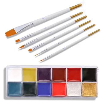 

12-color oil paint Halloween makeup oil paint body paint drama special effects makeup face makeup body paint