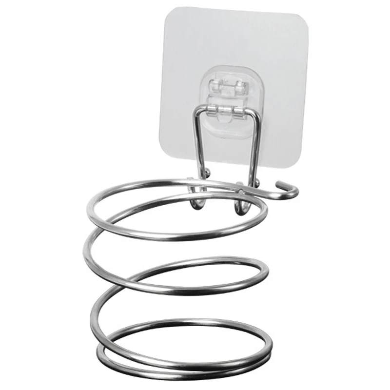 Bathroom Hair Dryer Holder Hair Care Tools Holder Wall Mount