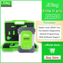 JDiag Elite II Pro J2534 Профессиональный ECU программист инструмент Элитная полная версия Авто диагностический и сканер ECU Инструмент