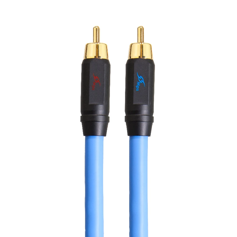 Аудиокабель Hi Fi MPS 99.9997% OFC + с серебряным покрытием 24 К RCA аудио кабель DVD CD DAC