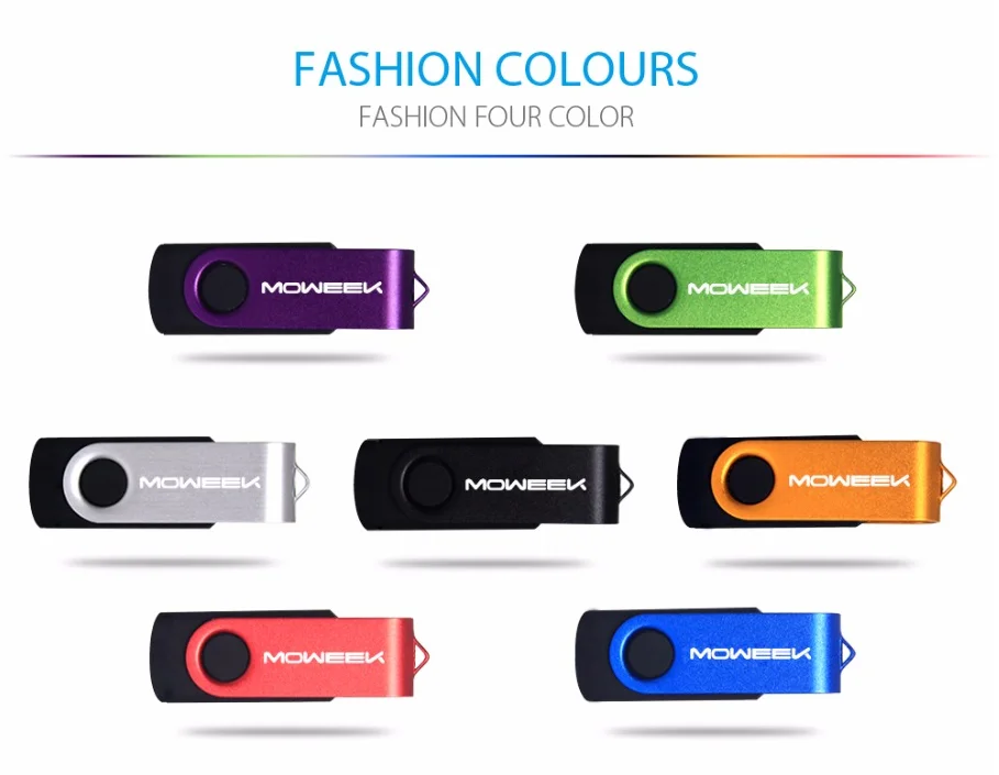 Moweek M02, высокое качество, 2,0, USB флеш-накопитель, реальная емкость, 4 ГБ, 8 ГБ, 16 ГБ, 32 ГБ, 64 ГБ, флеш-накопитель, Вращающаяся usb карта памяти, металлическая u-диск