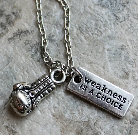 2020 модная мужская мини боксерская перчатка ожерелье фитнес унисекс крутая