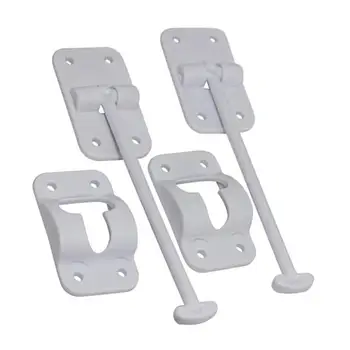 

T-Style Door Hitch Bracket Rv Camper White Hatch Loading Trailer For Trailer Loading Hatch Latch Door Latch