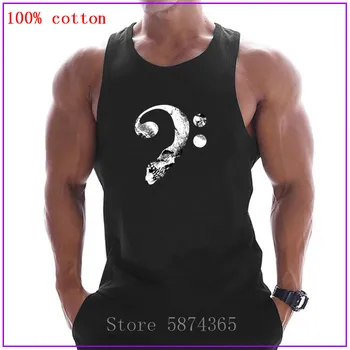 

Bass Clef Skull Note Musical Notes Musicians Music Lovers Sleeveless Bodybuliding Tank Tops Men's Summer Gyms Muscle Undershirt