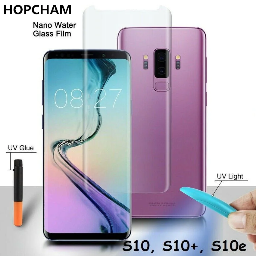 Изогнутое закаленное стекло для Samsung Galaxy S21 + S10 Plus Note 20 9 S8 S9 | Мобильные телефоны и