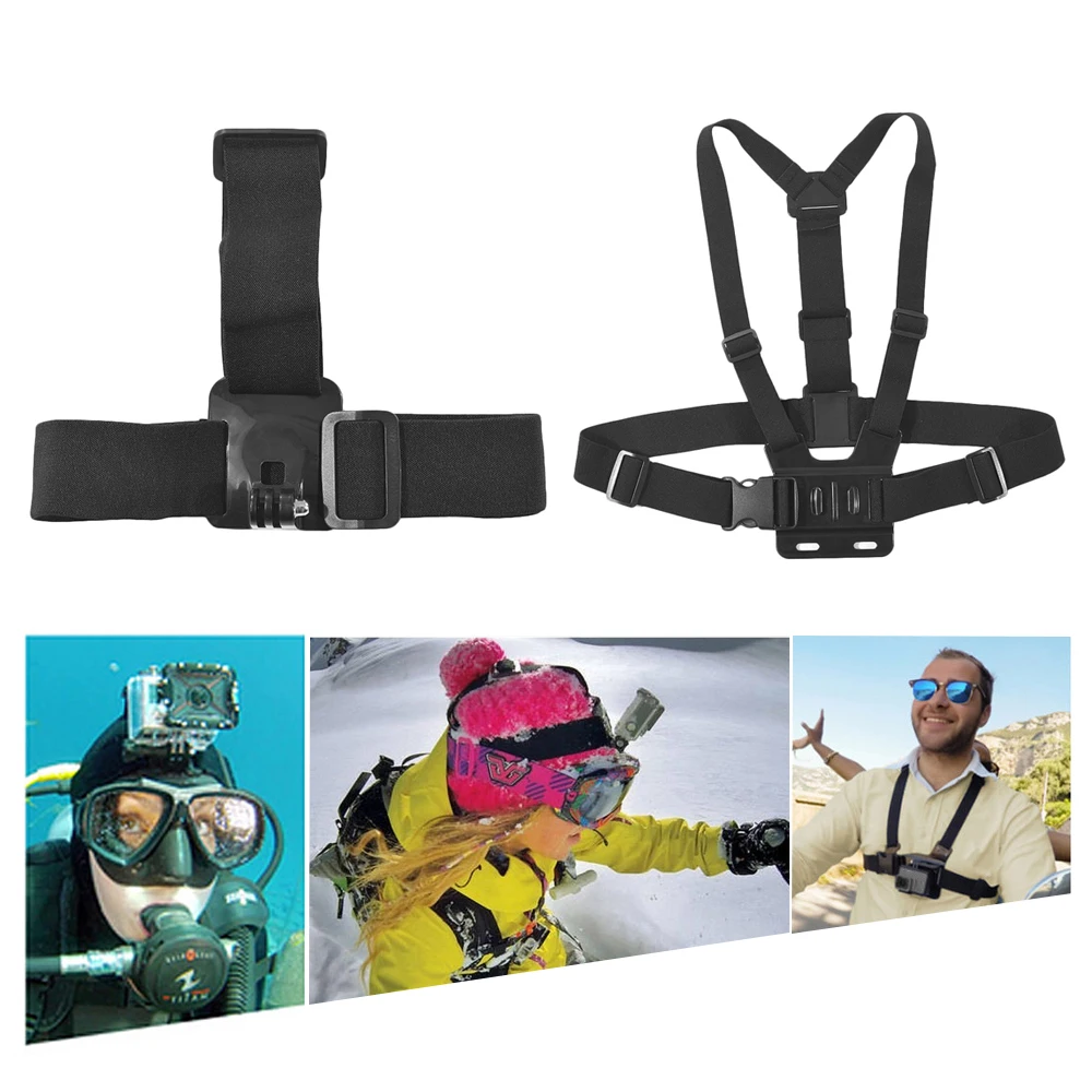 Andoer 7в1 комплект аксессуаров для GoPro Hero 6 5 Xiaomi Yi SJCAM AKASO EK7000 Brave Комплект крепления