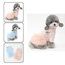 

Fashionable Pet Costume Close Fitting Easy-wearing Fashion Puppy Cats Lace Skirt Pet Skirt Pet Skirt